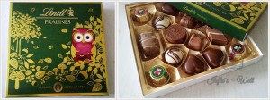 Lindt Pralinen im trendiger Eulenverpackung