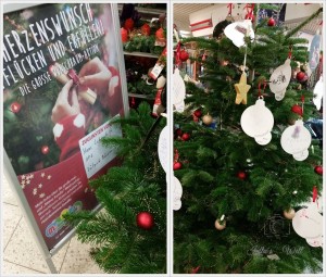 ein Wunschbaum im Supermarkt