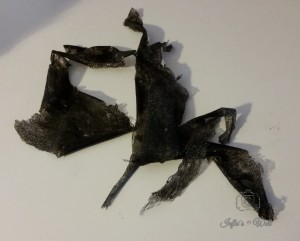 Peel-off Maske nach dem abziehen