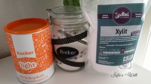 Zucker und meine Alternativen Xylit und Erythrit
