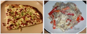 Low Carb Flammkuchen und Low Carb Sauerkraut-Hackpfanne