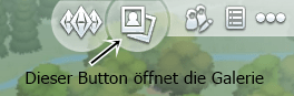 Sims4 Interface oben rechts