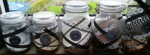 Ikea Korken Vorratsgläser mit Washi Tapes verziert