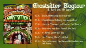 Fahrplan der Ghostsitter - Blogtour