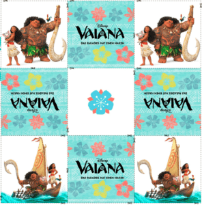 Vaiana Memory Spiel zum selber basteln