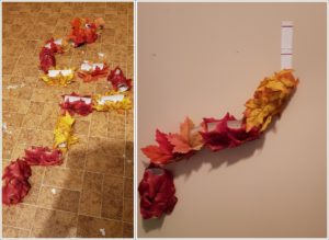 herbstliche Laubdrachen Murmelbahn aus Klorollen basteln