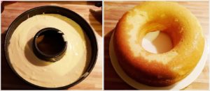 Donut Kuchen backen - Frankfurter Kranz Rührkuchen
