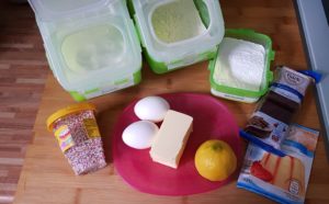 Zutaten fuer Mini Amerikaner