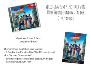 Fünf Freunde und das Tal der Dinosaurier Kinokarten Verlosung