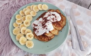 Weight Watchers geeignete Bananen Pfannkuchen