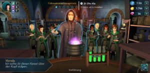 Zaubertrank Unterricht in Harry Potter Hogwarts Mystery