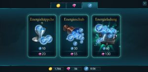 Energiepreise bei Harry Potter Hogwarts Mystery