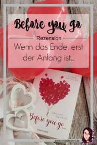 Before you go - jeder letzte Tag mit dir von Clare Swatman aus dem Blanvalet Verlag