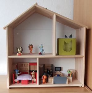 Boxine Toniebox und Tonies im Puppenhaus