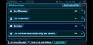 Storyline Aufgaben in Westworld