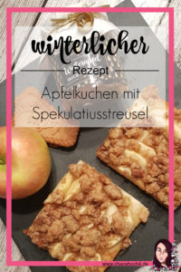 winterlicher Apfelkuchen mit Spekulatiusstreusel Rezept von Chaoshoch4