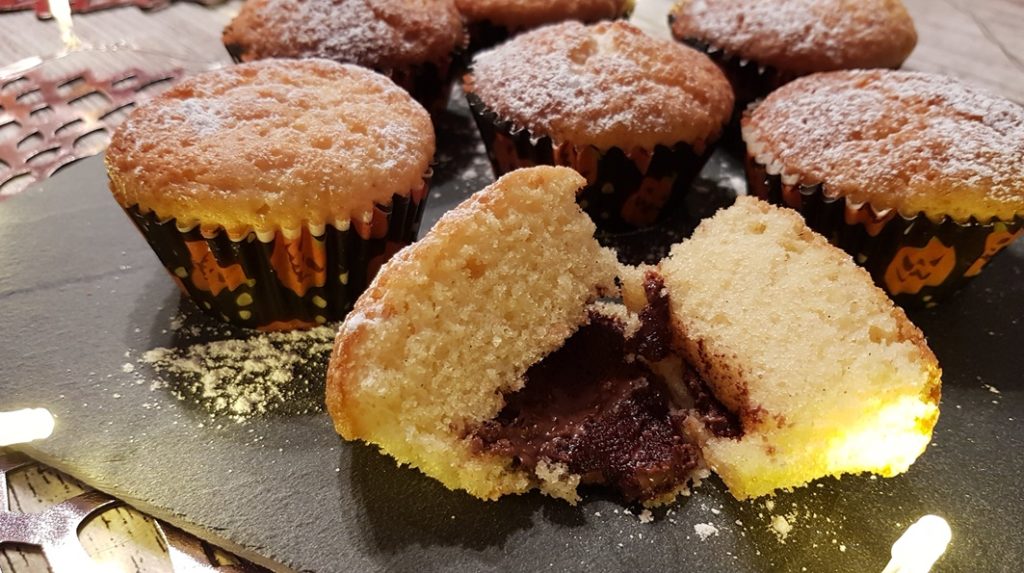 Nutella Muffins mit flüssigem Kern - Chaos &amp; Konfetti