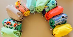 Ein ganzer Regenbogen an Pop-In Newborn Stoffwindeln - unsere Erfahrung zum Einstieg ins wickeln mit Stoffwindeln