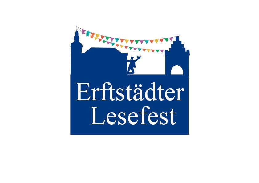 Grafiklogo zum ersten Erftstaedter Lesefest